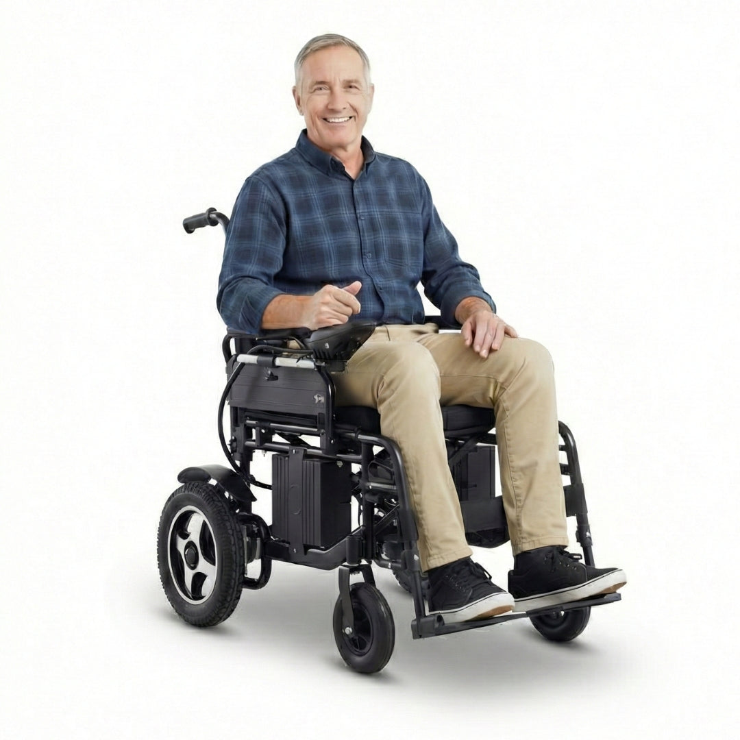 Cadeira de Rodas Motorizada Dobrável D800 - Dellamed