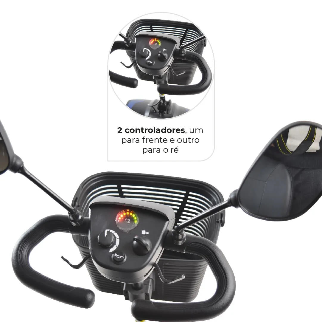 Cadeira de Rodas Motorizada Scooter Elétrica LB Light Dellamed