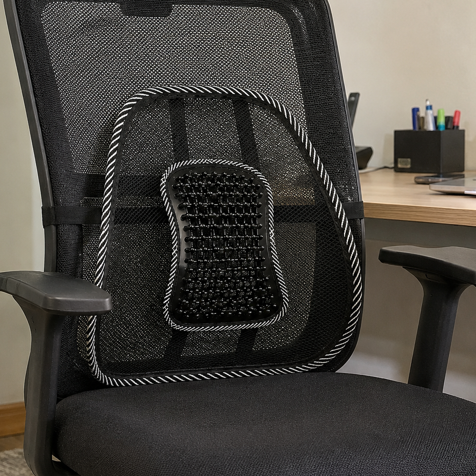 Encosto Lombar Ergonômico para Cadeira - Supermedy