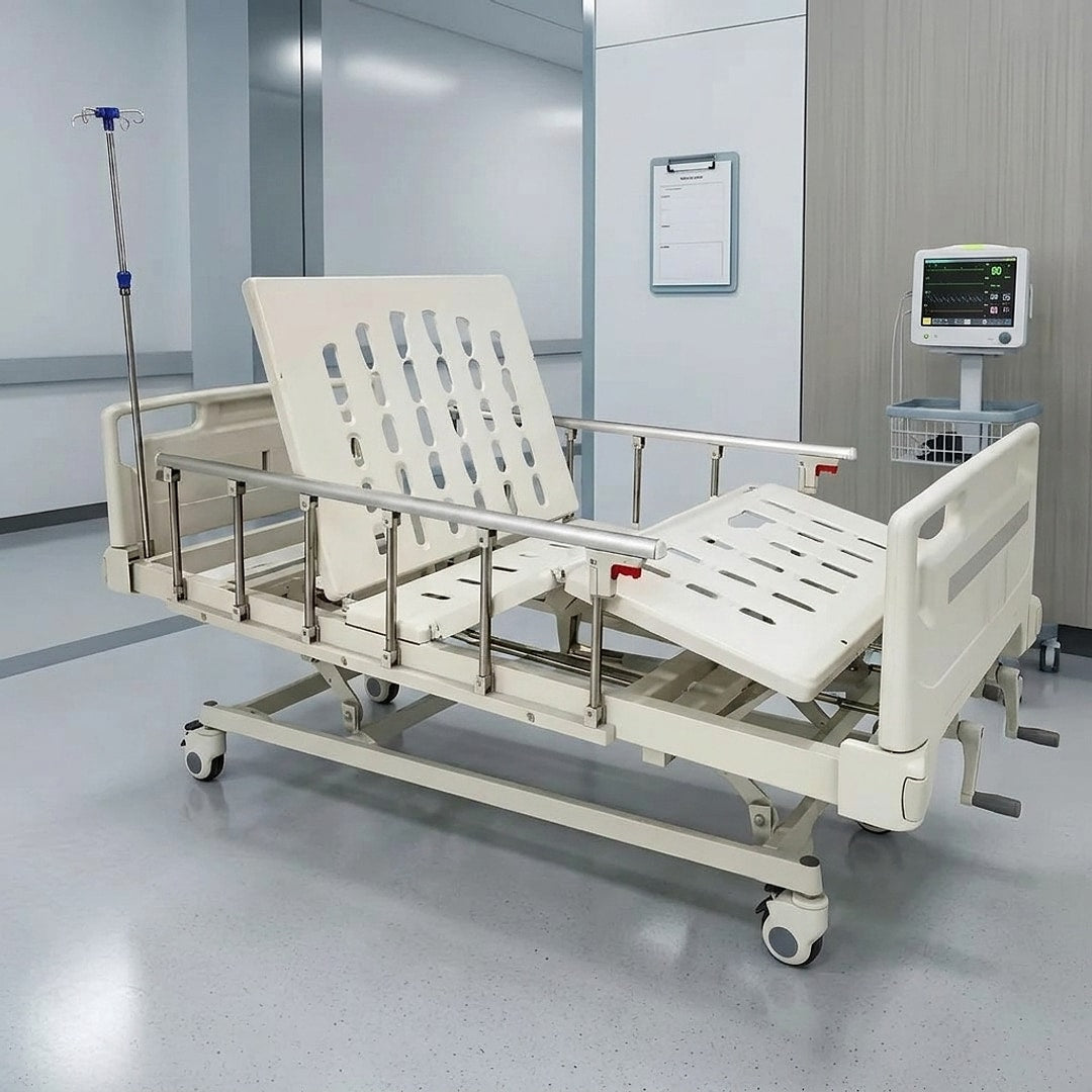 Cama Hospitalar 3 Manivelas até 250kg - Supermedy