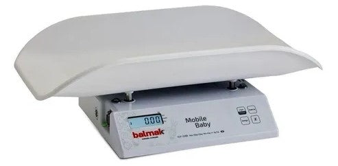 Balança corporal digital pediátrica Balmak Móbile Baby ELP-25BB branca, até 25 kg ( mostruário)