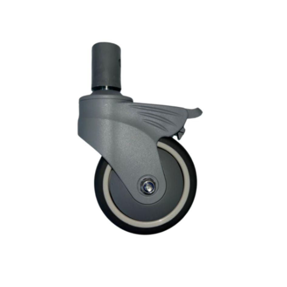 Roda/Rodinha para Cadeira de Banho D60 - Jogo com 4 Rodízios - Dellamed