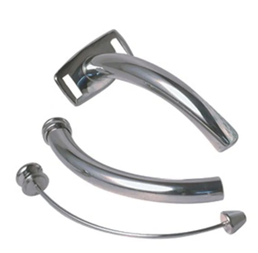 Cânula de Traqueostomia Latão Cromado Curta CPL