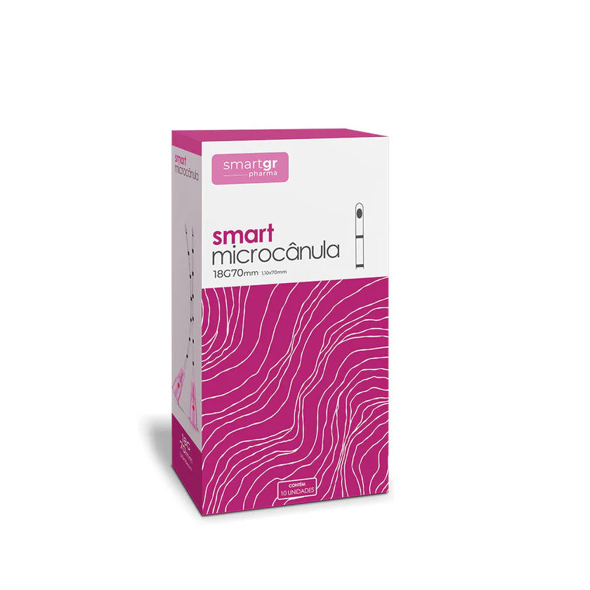 Microcânula 18G X 70mm c/ 10un - Smart GR + E-book