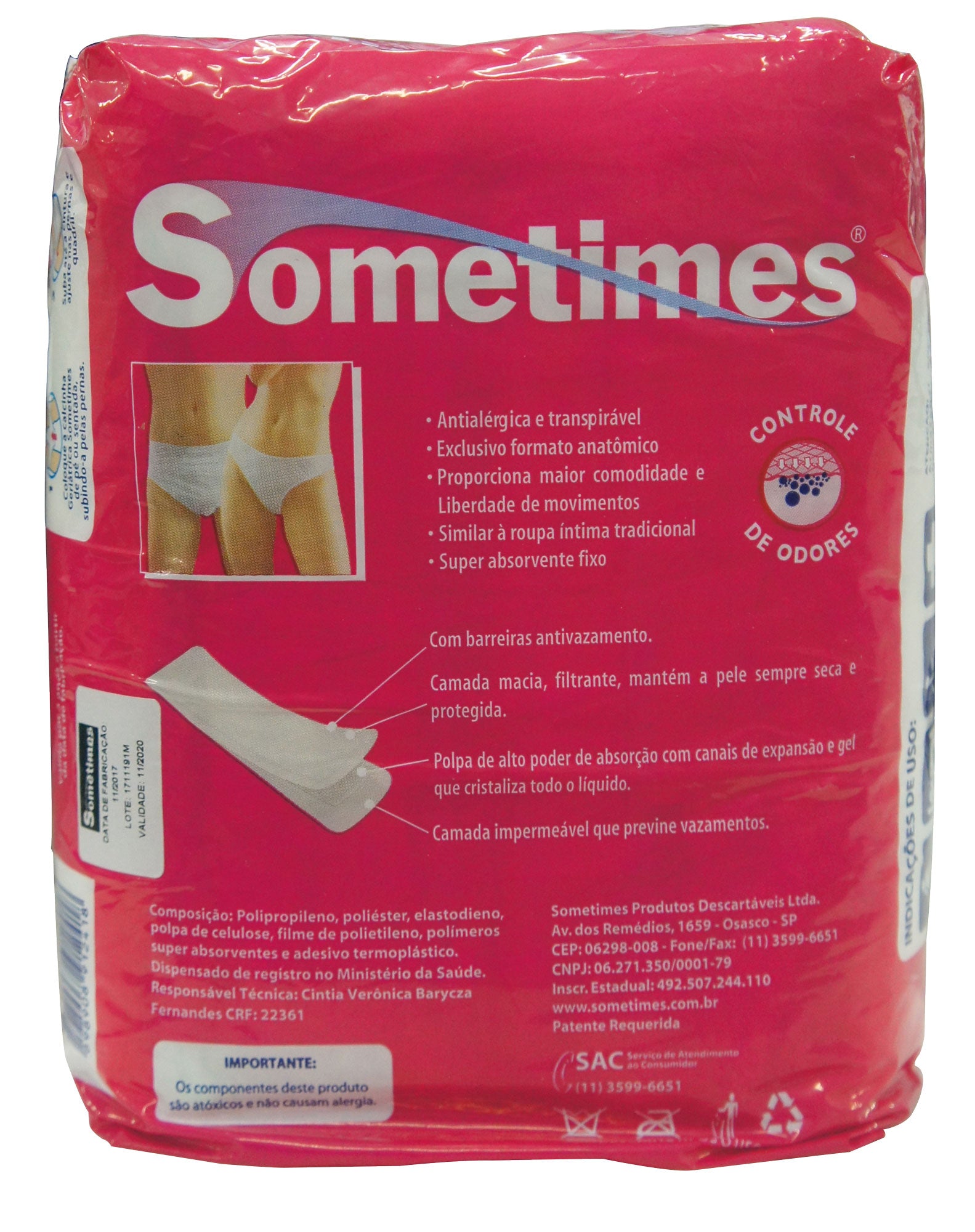 Calcinha Geriátrica Sometimes