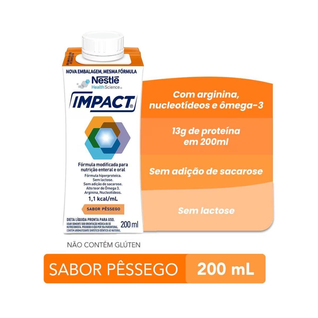 Impact 200ml Pêssego Nestle + E-book
