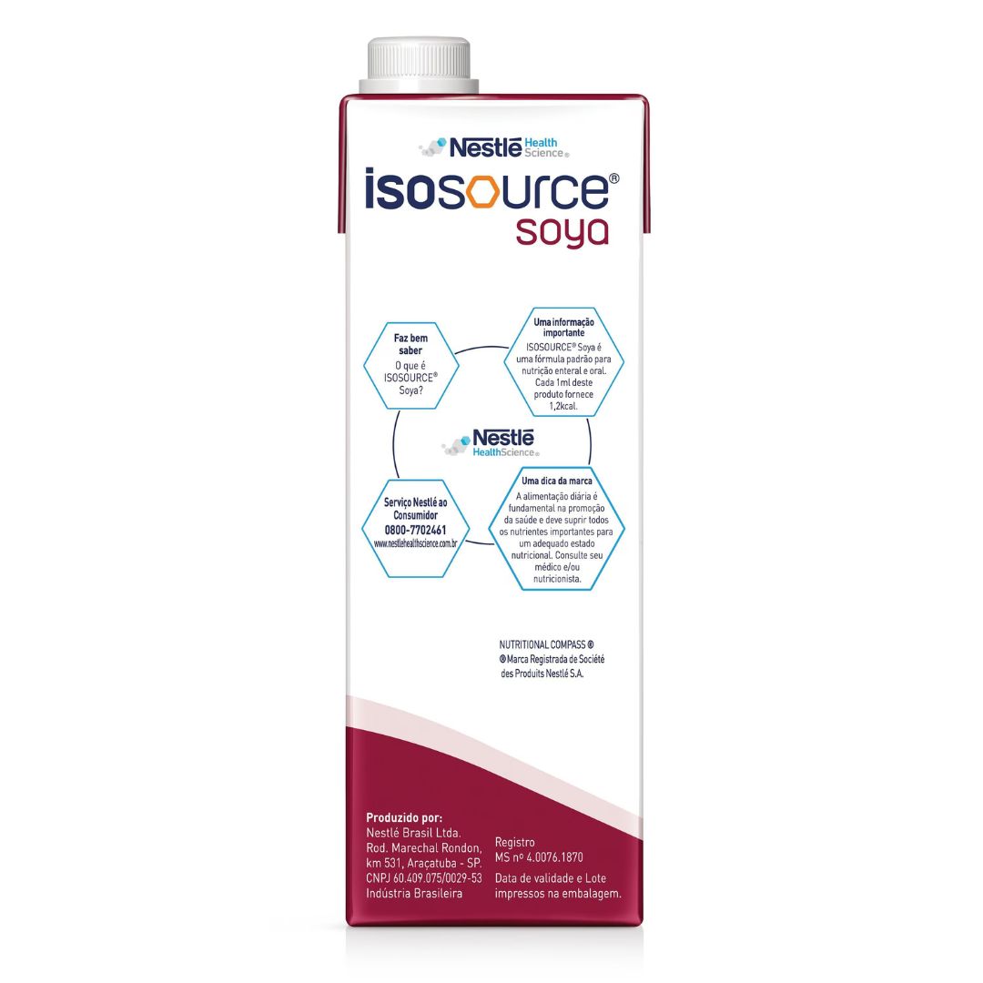 Isosource Soya 1.2kcal 1000ml Nestle + E-book