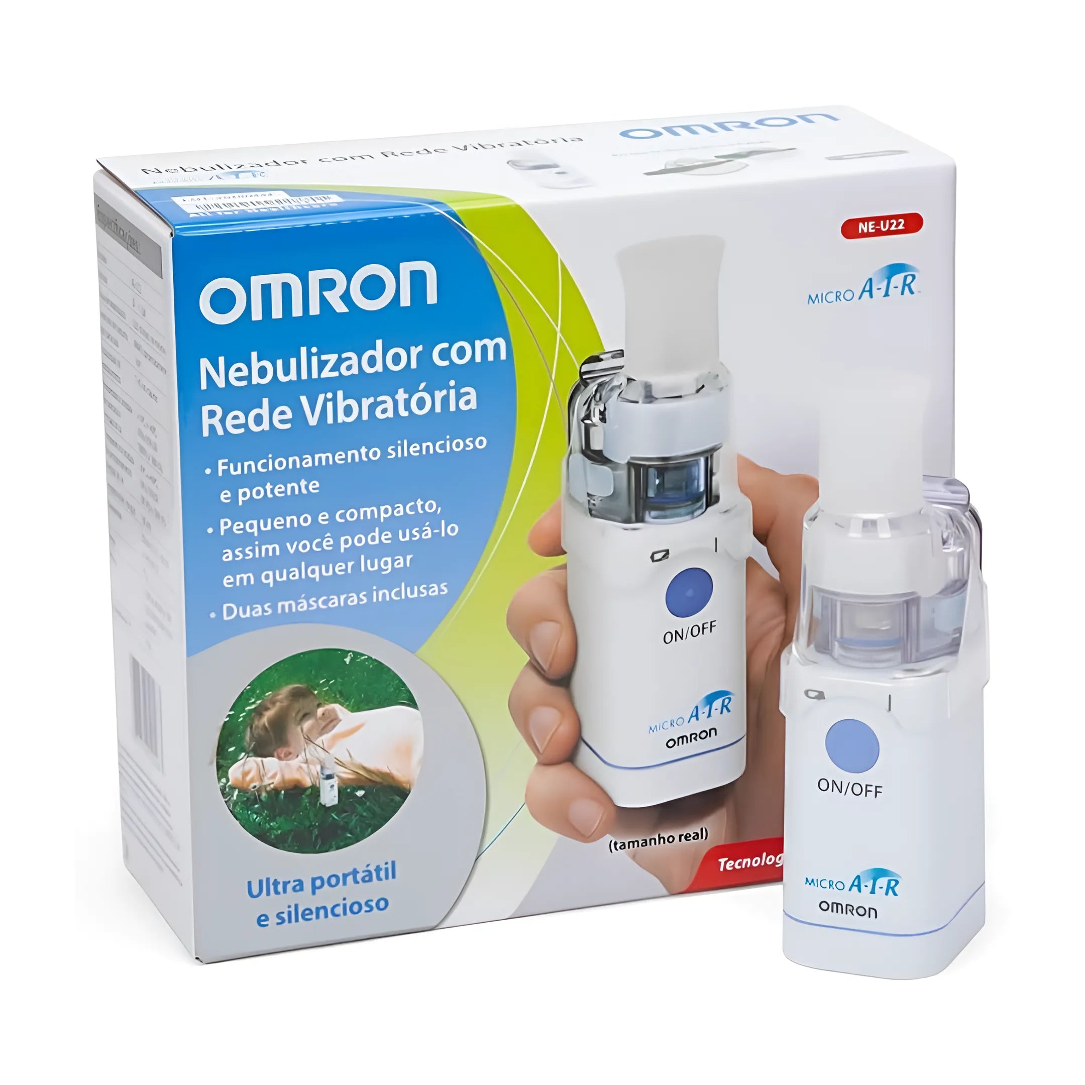 Inalador Omron Compacto Micro Air NE-U22