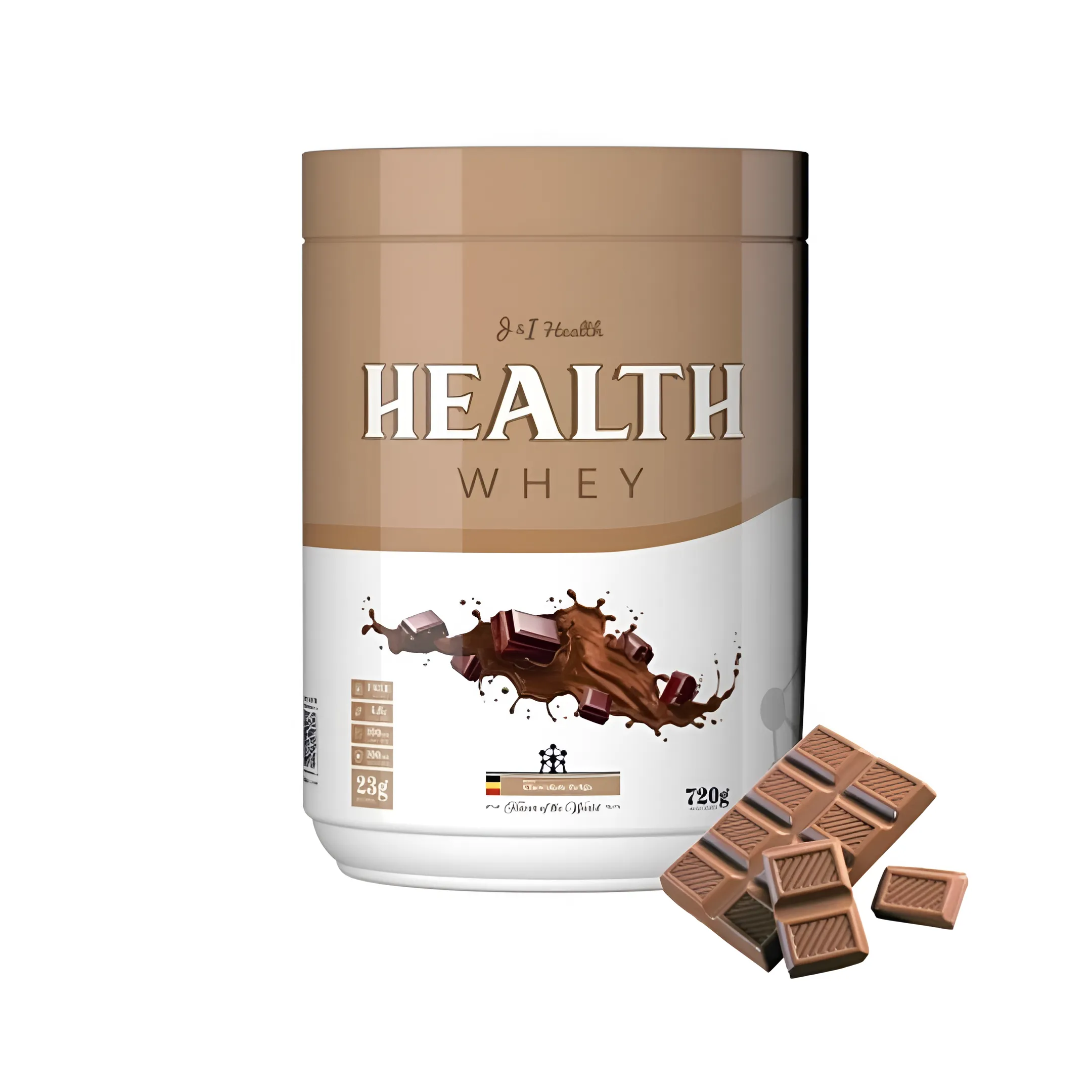 Health Whey Tripla Ação - Whey Protein + Creatina + Glutamina 720g