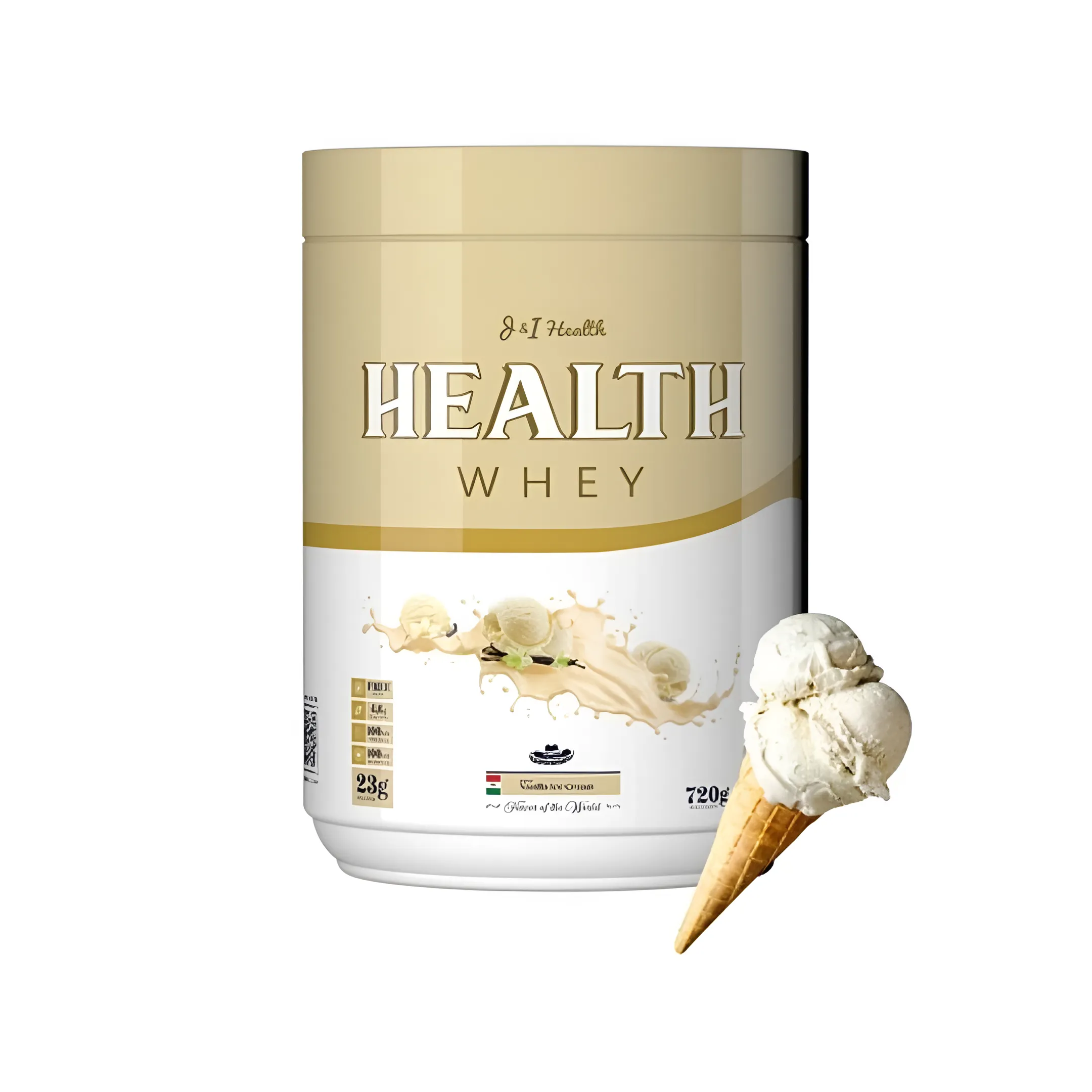 Health Whey Tripla Ação - Whey Protein + Creatina + Glutamina 720g
