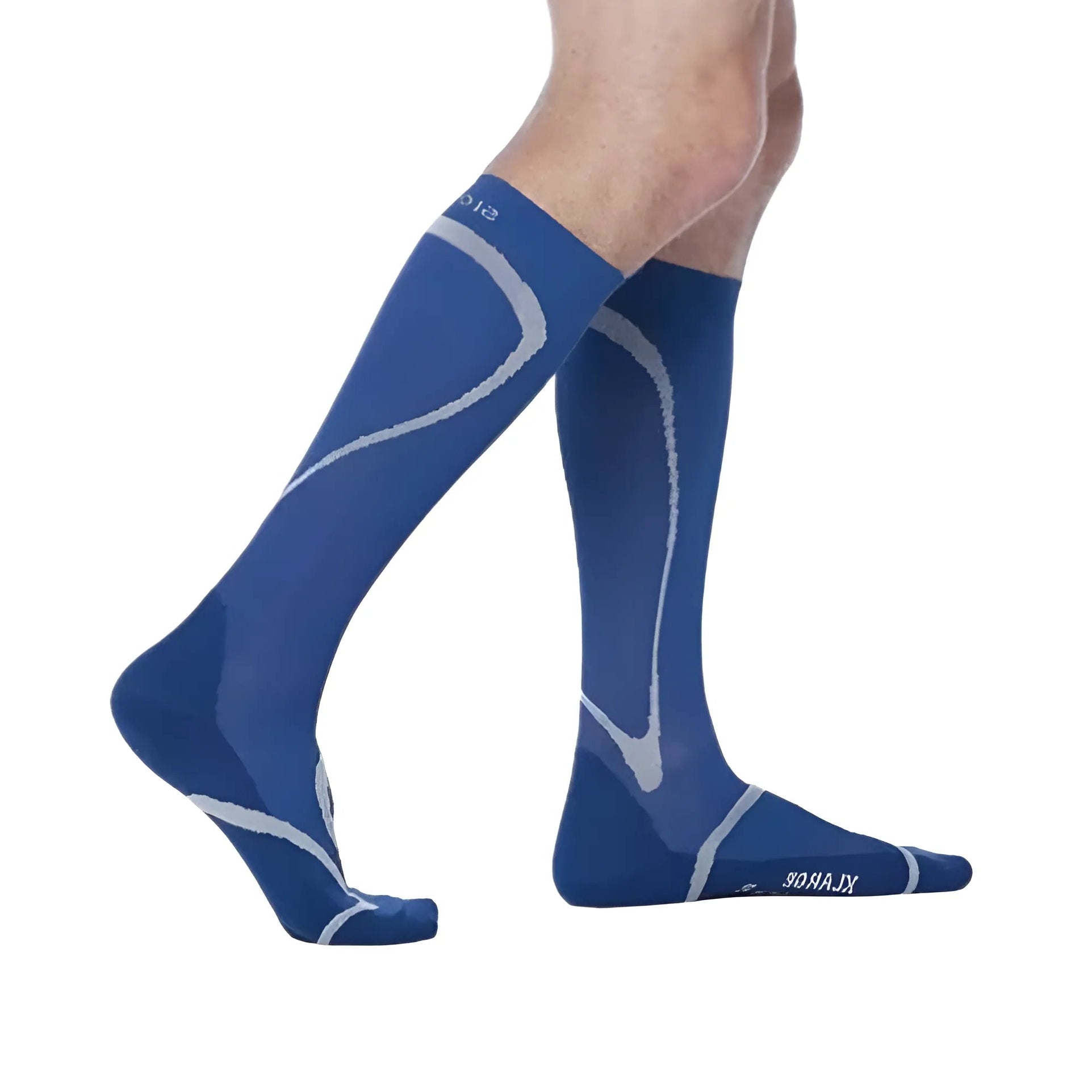 Meia Esportiva Performance 20/30mmHg AD Panturrilha Azul Sigvaris + E-book