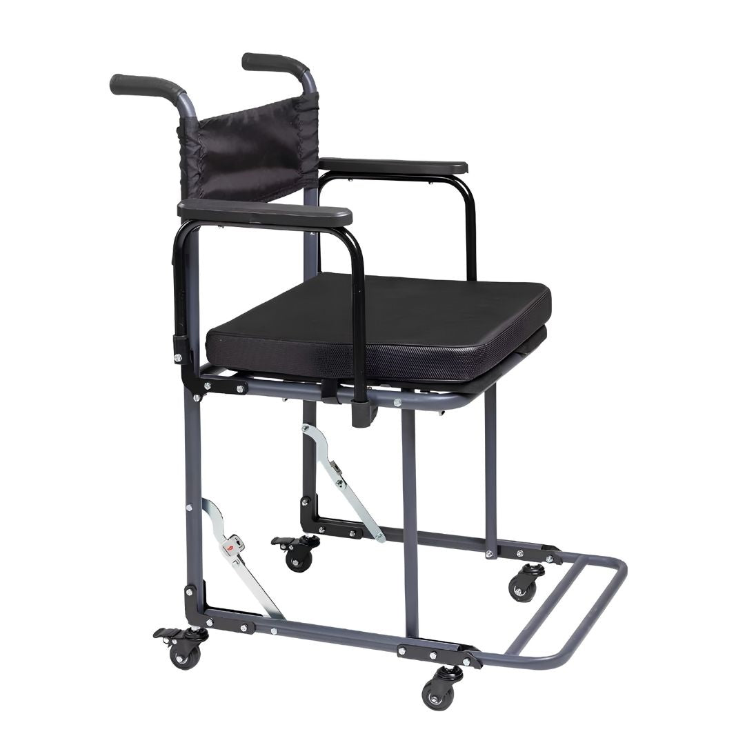 Cadeira de Banho Idoso/PCD - Higiênica Alumínio B5A até 150kg - Ortomobil