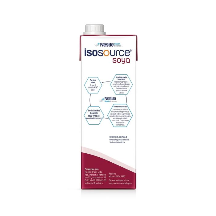 Isosource Soya 1.2kcal 1000ml Nestle + E-book