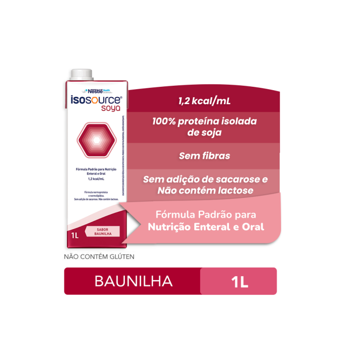 Isosource Soya 1.2kcal 1000ml Nestle + E-book