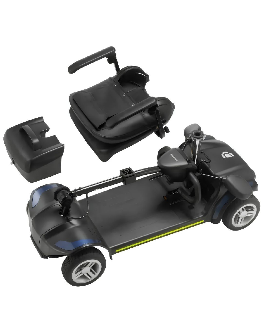 Scooter Elétrica LB Light - Dellamed - com Calha AFO e Suporte para Soro