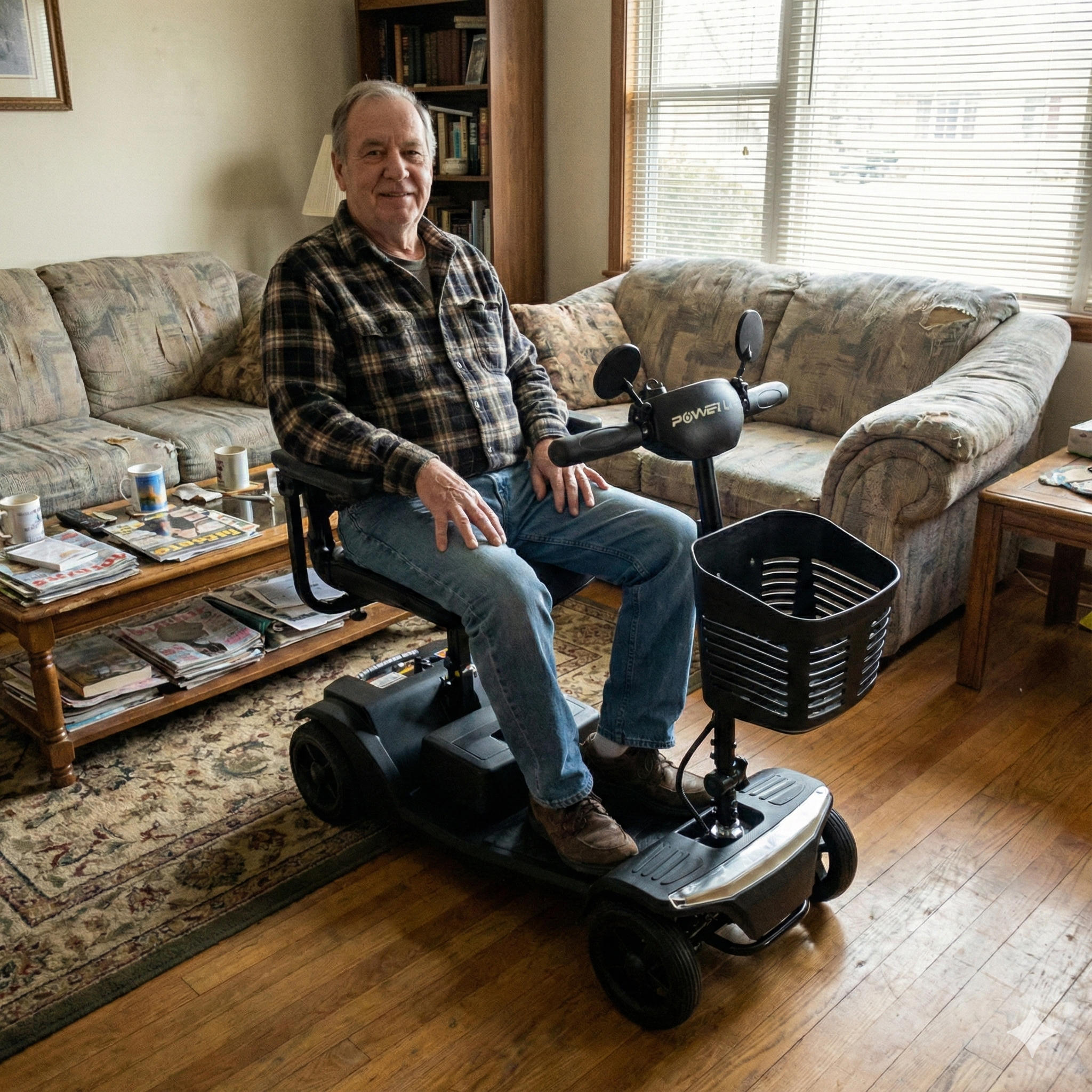 Cadeira de Rodas Motorizada Scooter Elétrico Lumus até 120Kg - Power Lite