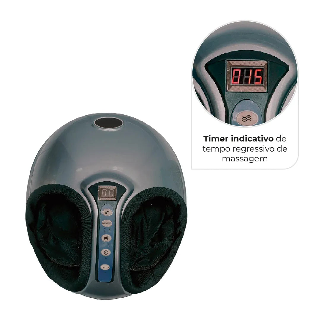 Massageador de Pés com Ação Terapêutica Shiatsu - Dellamed + E-book