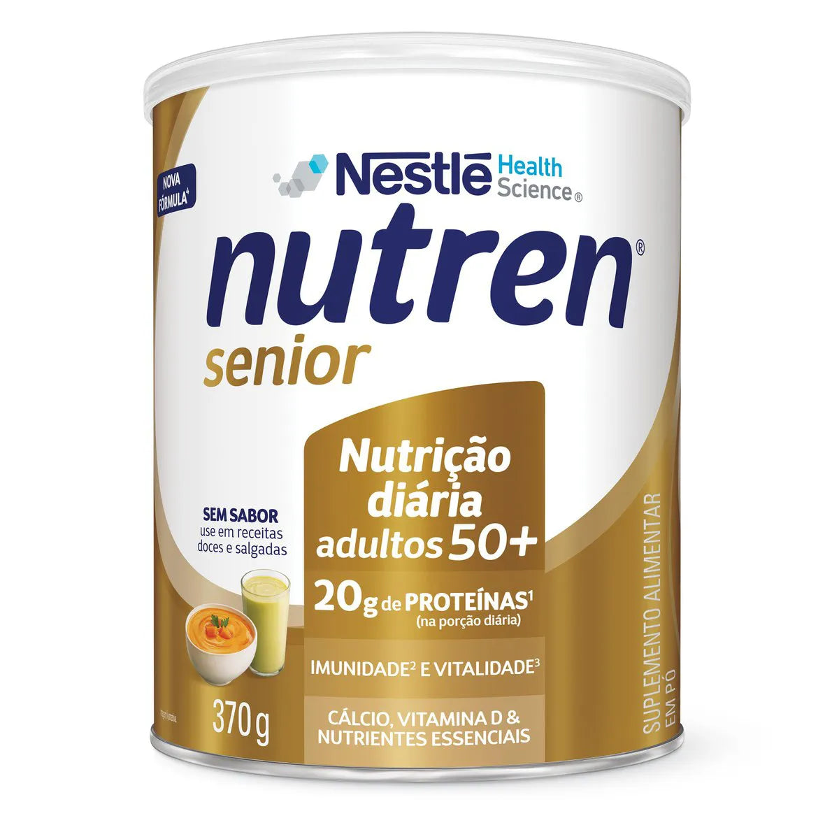 Nutren Senior 370g S/ Sabor Nestle + E-book
