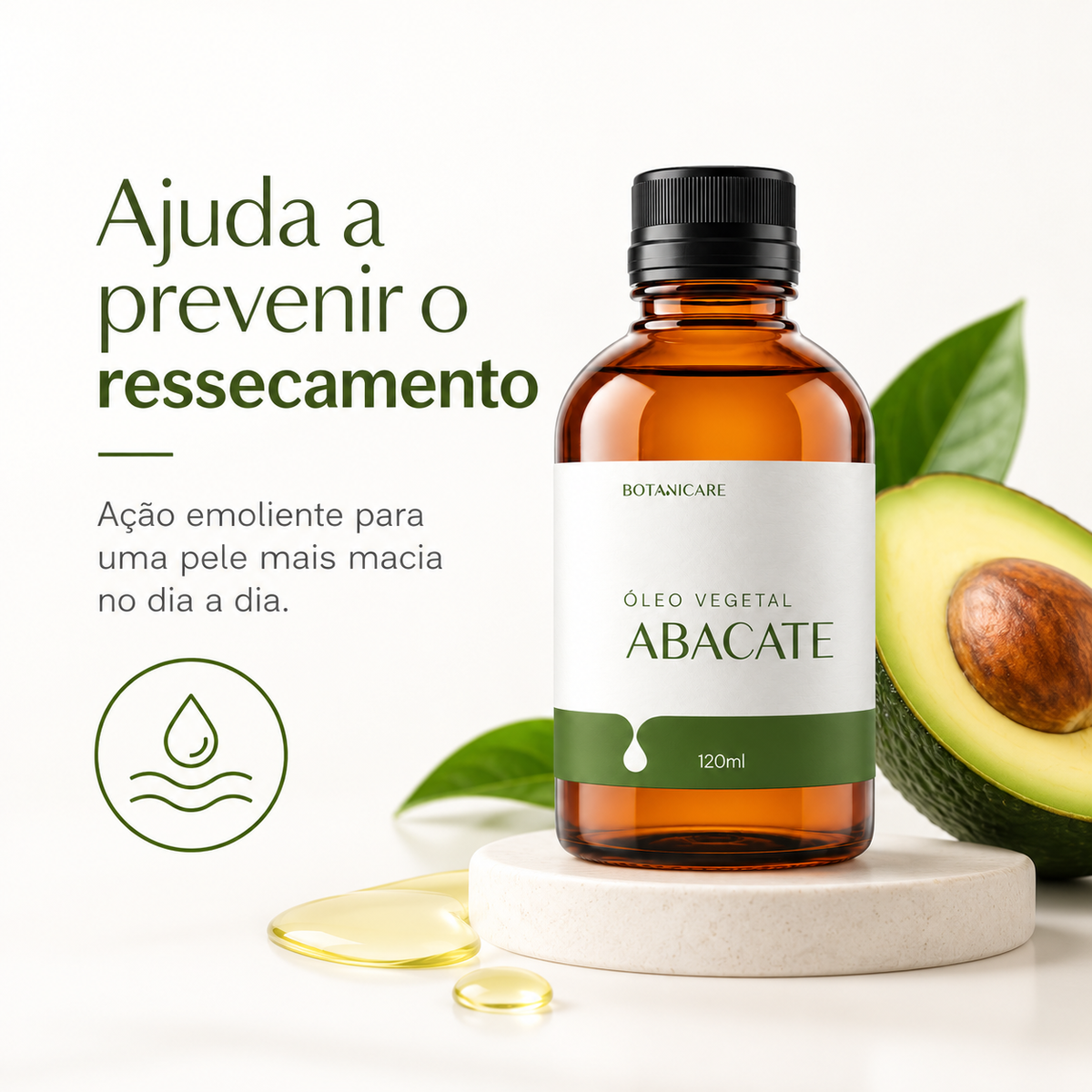 Óleo Vegetal 120ml - Botanicare - Abacate