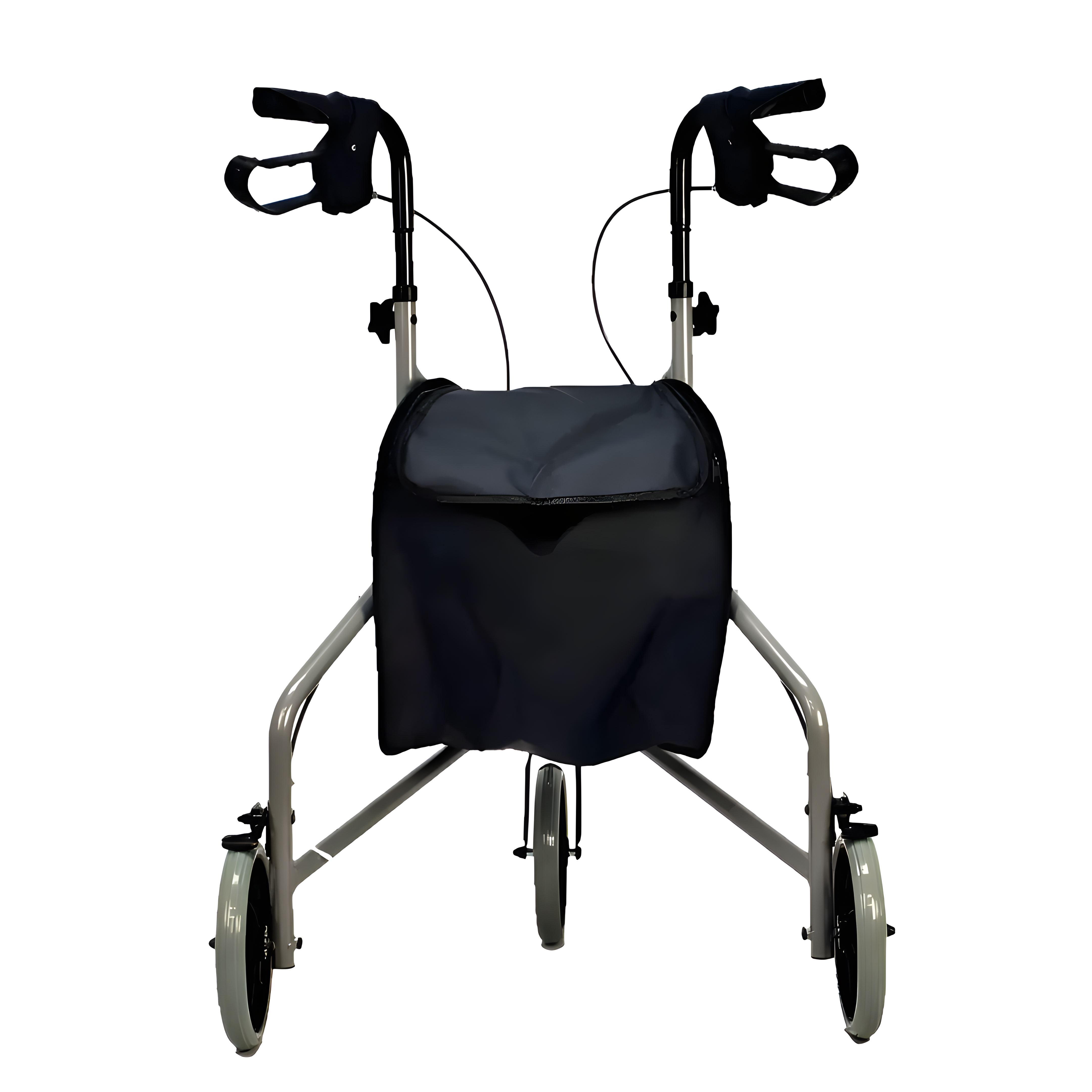 Andador 3 Rodas em Alumínio Evolution com Porta-Objetos e sem Cesto Praxis