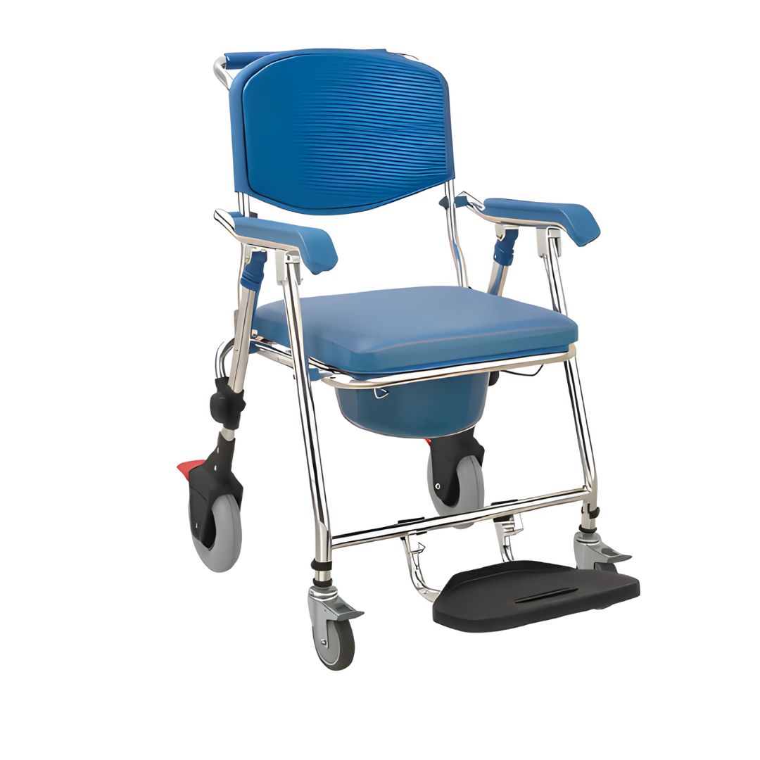 Cadeira de Banho Pro700 Higiênica Dobrável Alumínio até 150kg - Health Clean
