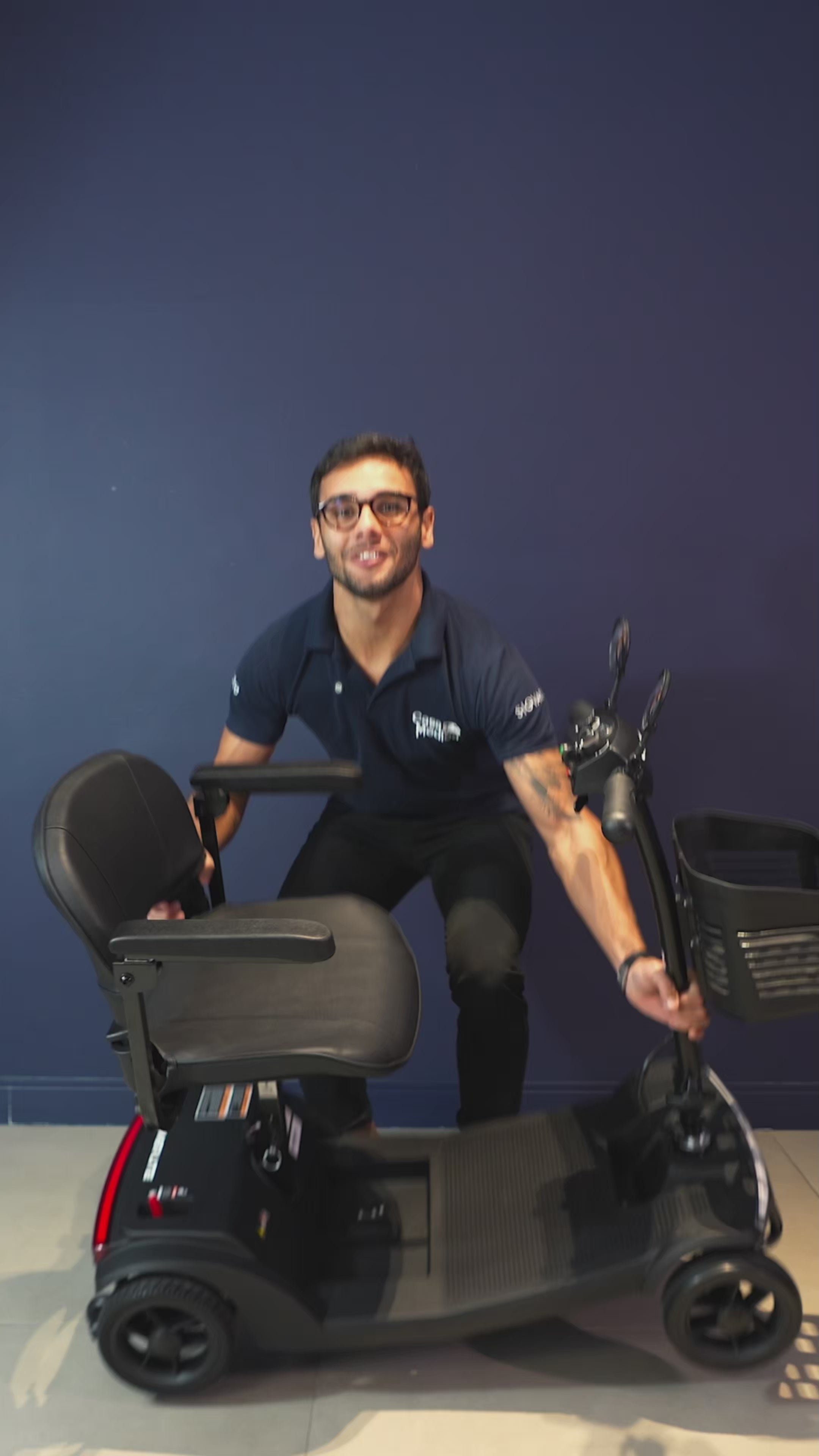 Cadeira de Rodas Motorizada Scooter Elétrico Lumus até 120Kg - Power Lite