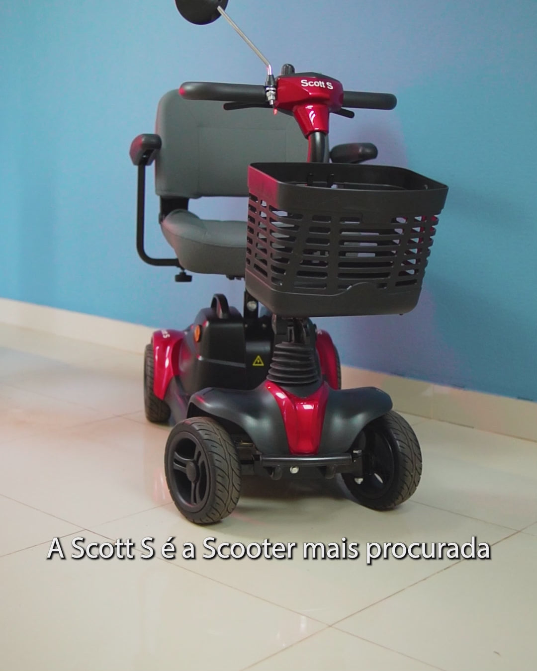 Cadeira de Rodas Motorizada Scooter Elétrica Scott S Desmontável Ottobock