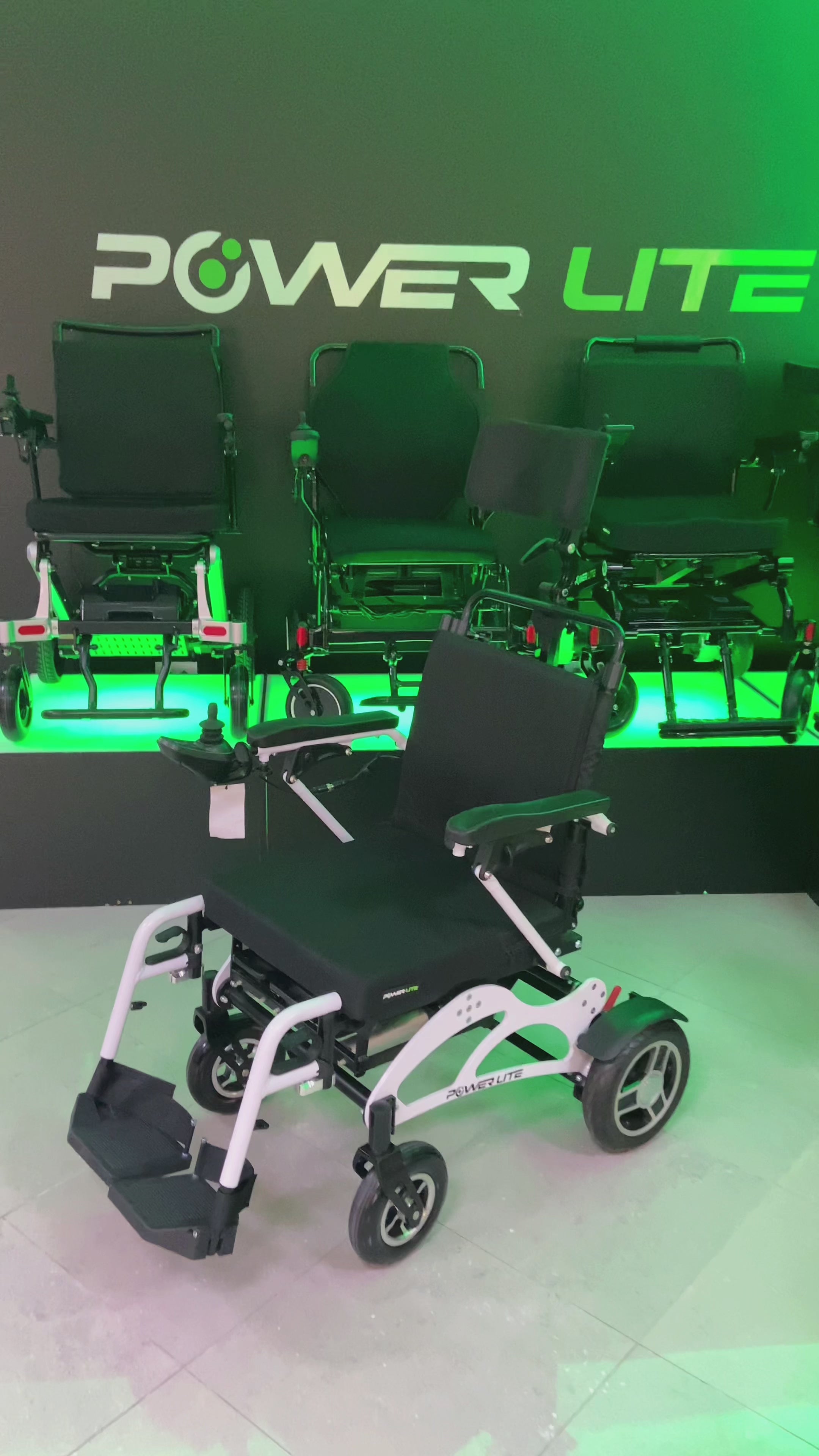 Cadeira de Rodas Motorizada Dobrável Tilt Wave Power Lite