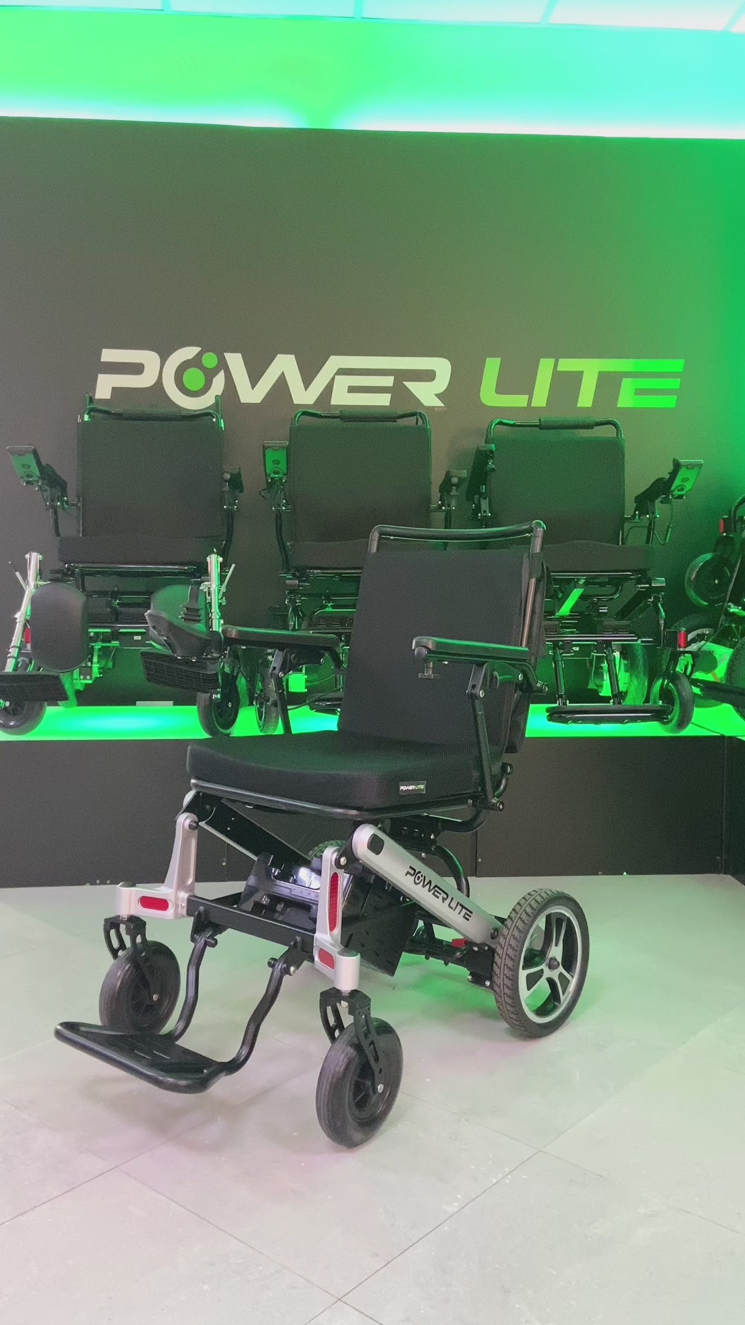 Cadeira de Rodas Motorizada Dobrável POP Vermelha - Power Lite