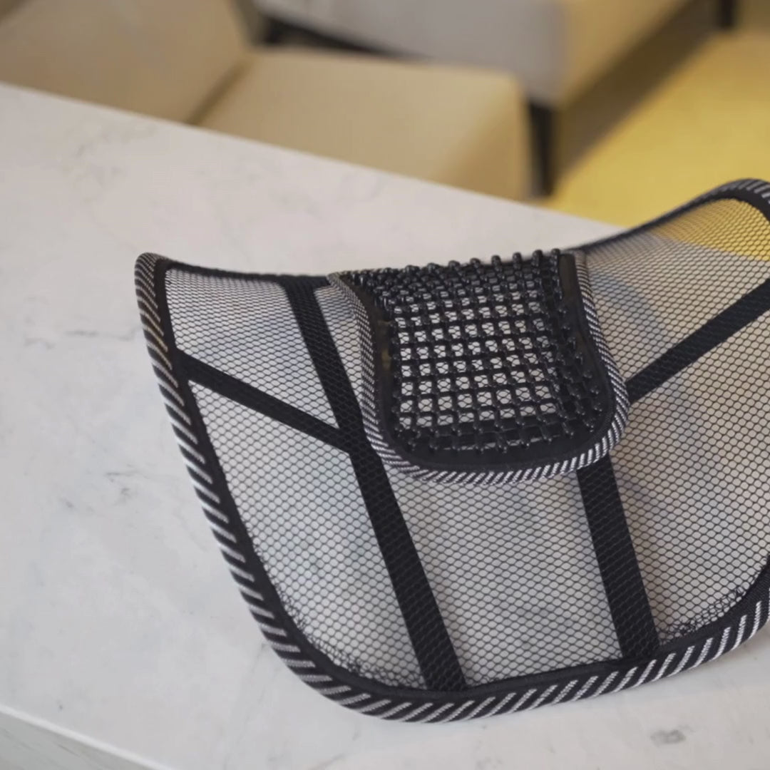 Encosto Lombar Ergonômico para Cadeira - Supermedy
