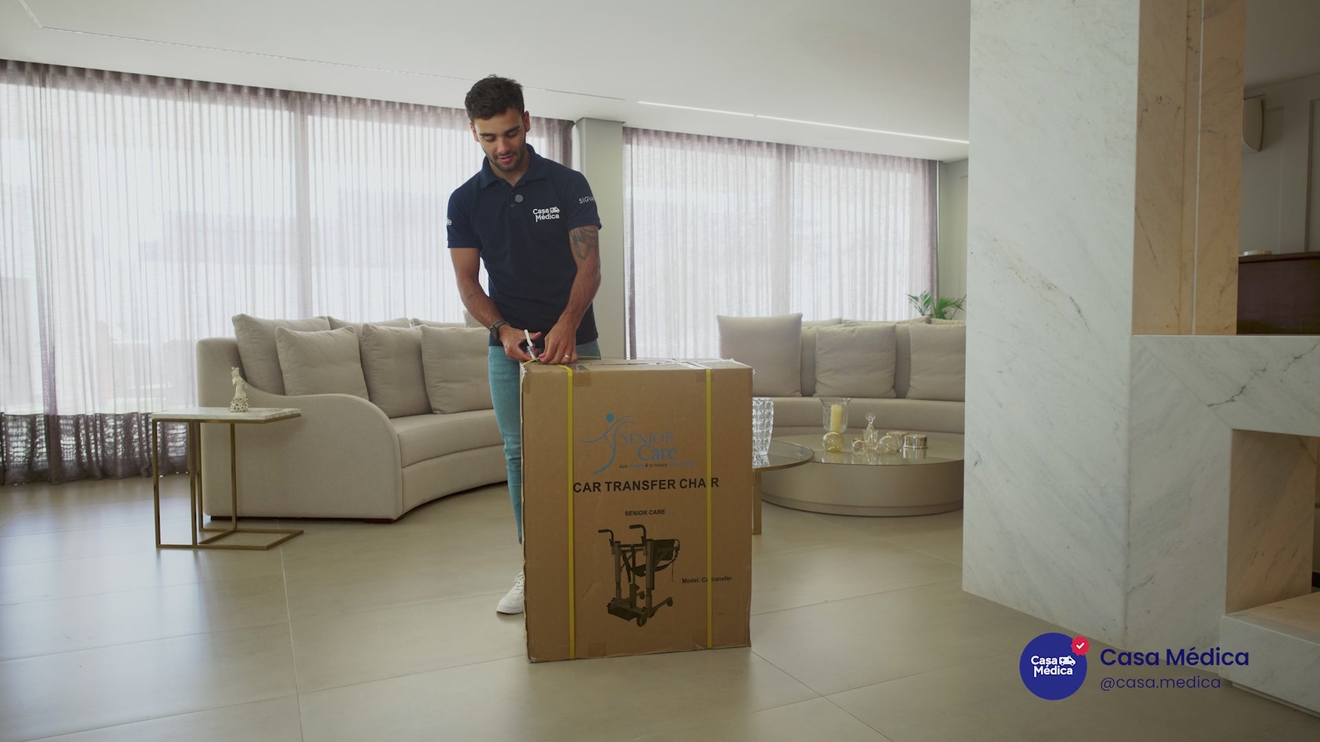 +Sobre a Cadeira de Transferência para Carro
