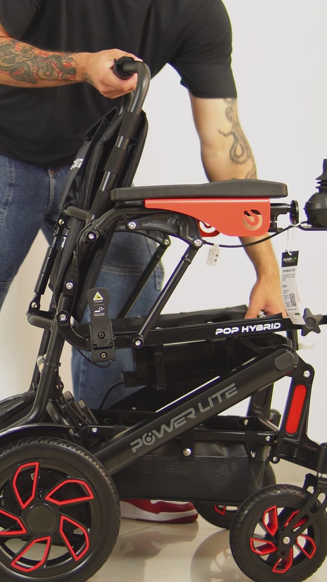 Cadeira de Rodas Motorizada POP Hybrid - Power Lite