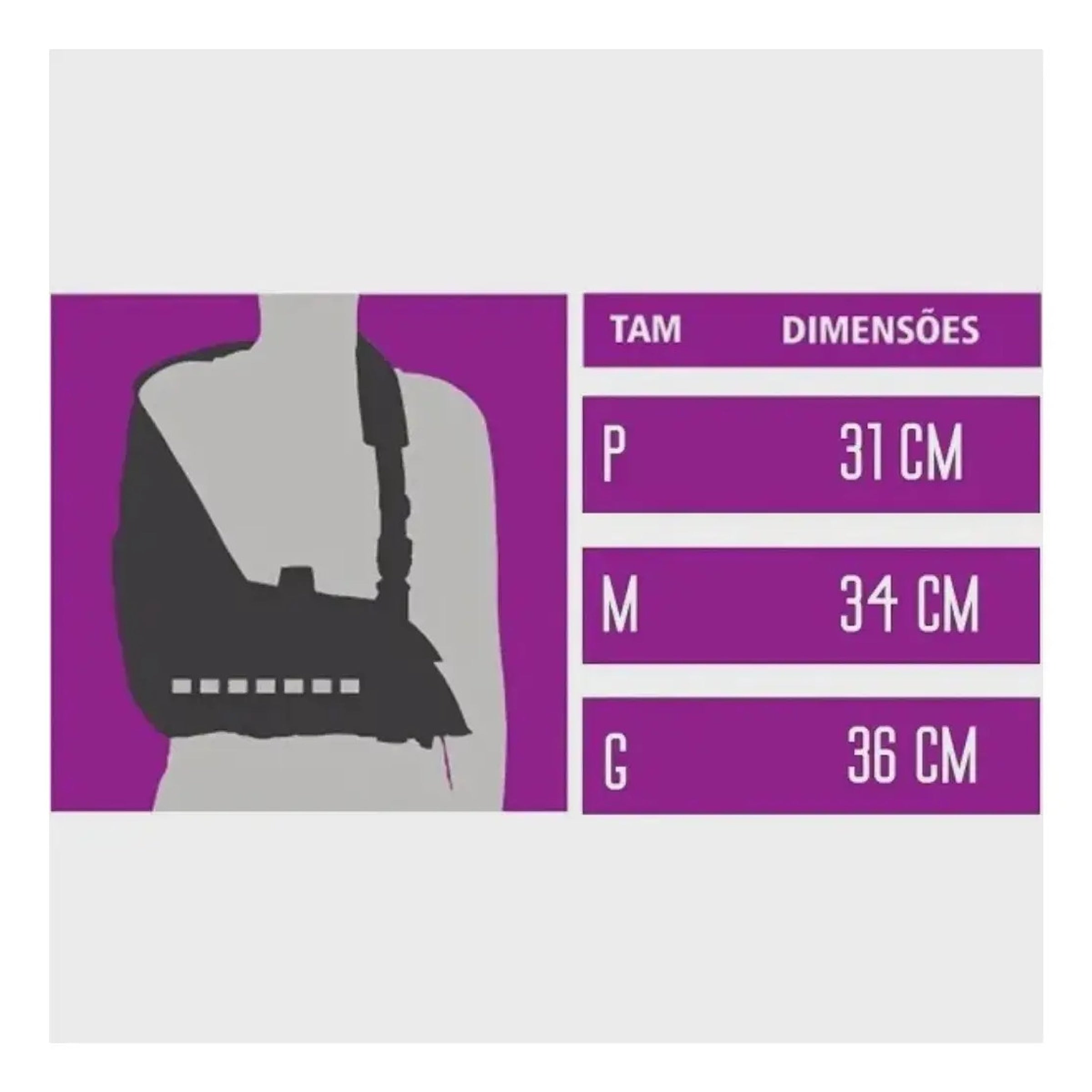 Tipoia Imobilizador Infantil Masculina - Hidrolight