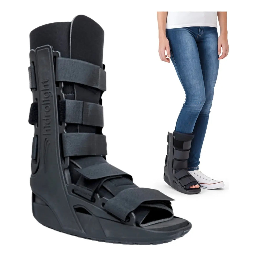 Bota Standard Preta Curta Imobilizadora - Hidrolight