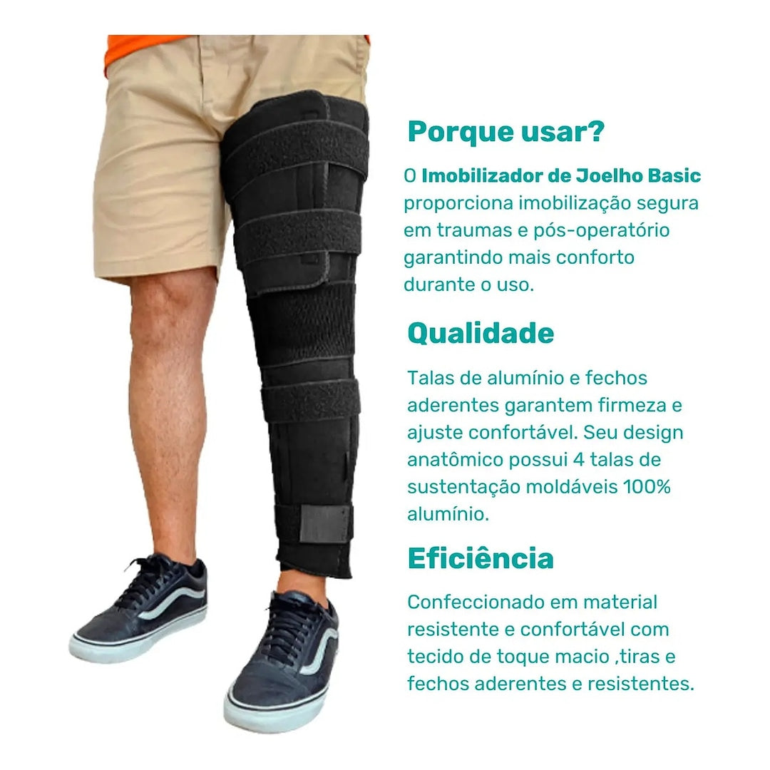 Imobilizador de Joelho Basic Estreito - Hidrolight