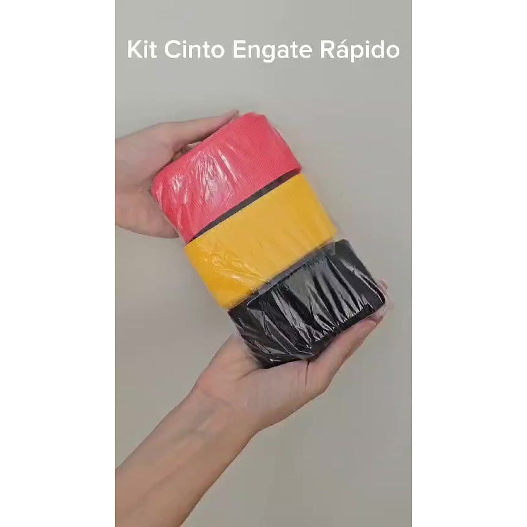 Jogo de Cintos para Prancha de Resgate - 03 Unidades - Ortoflex