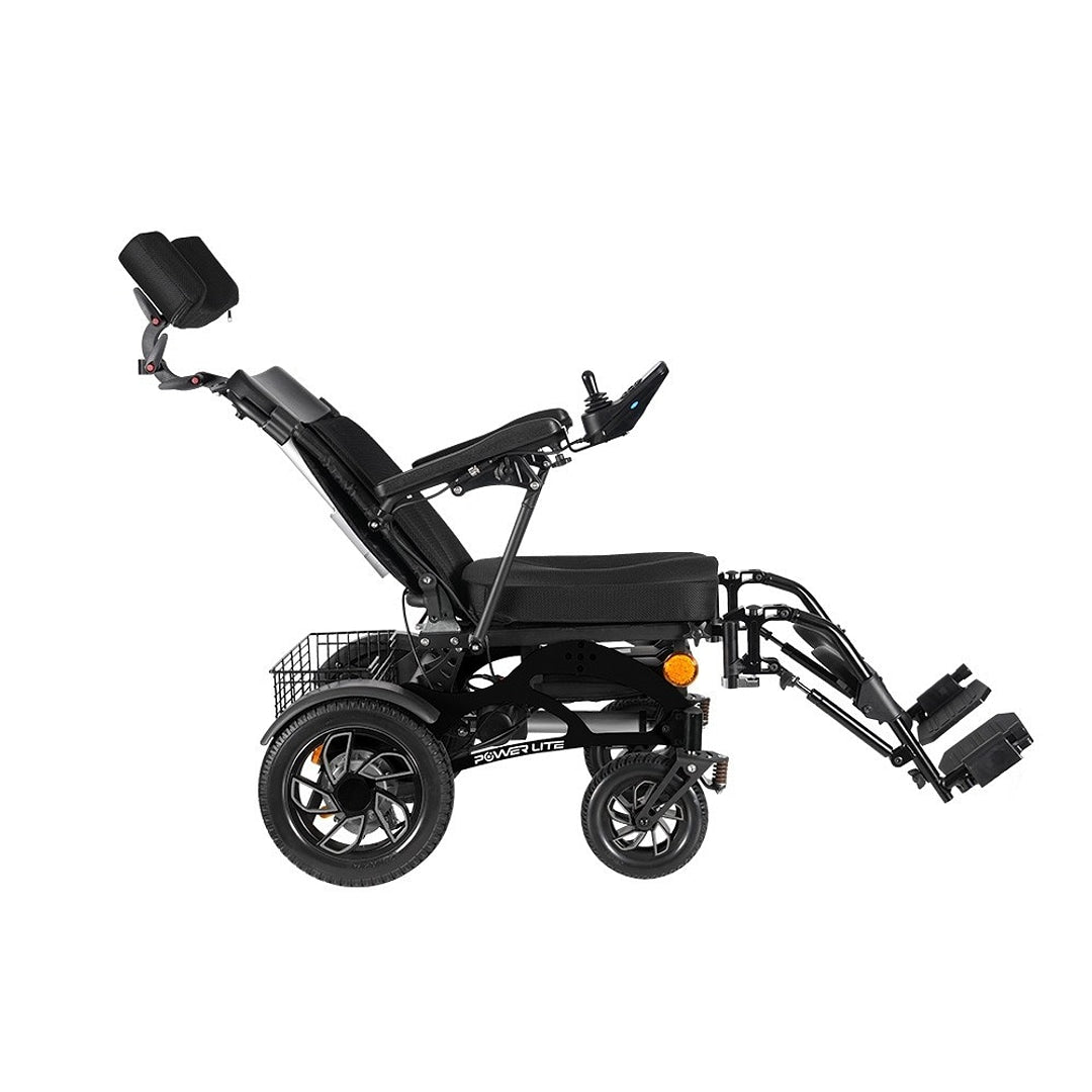 Cadeira de Rodas Motorizada Tilt Wave Preto - Power Lite