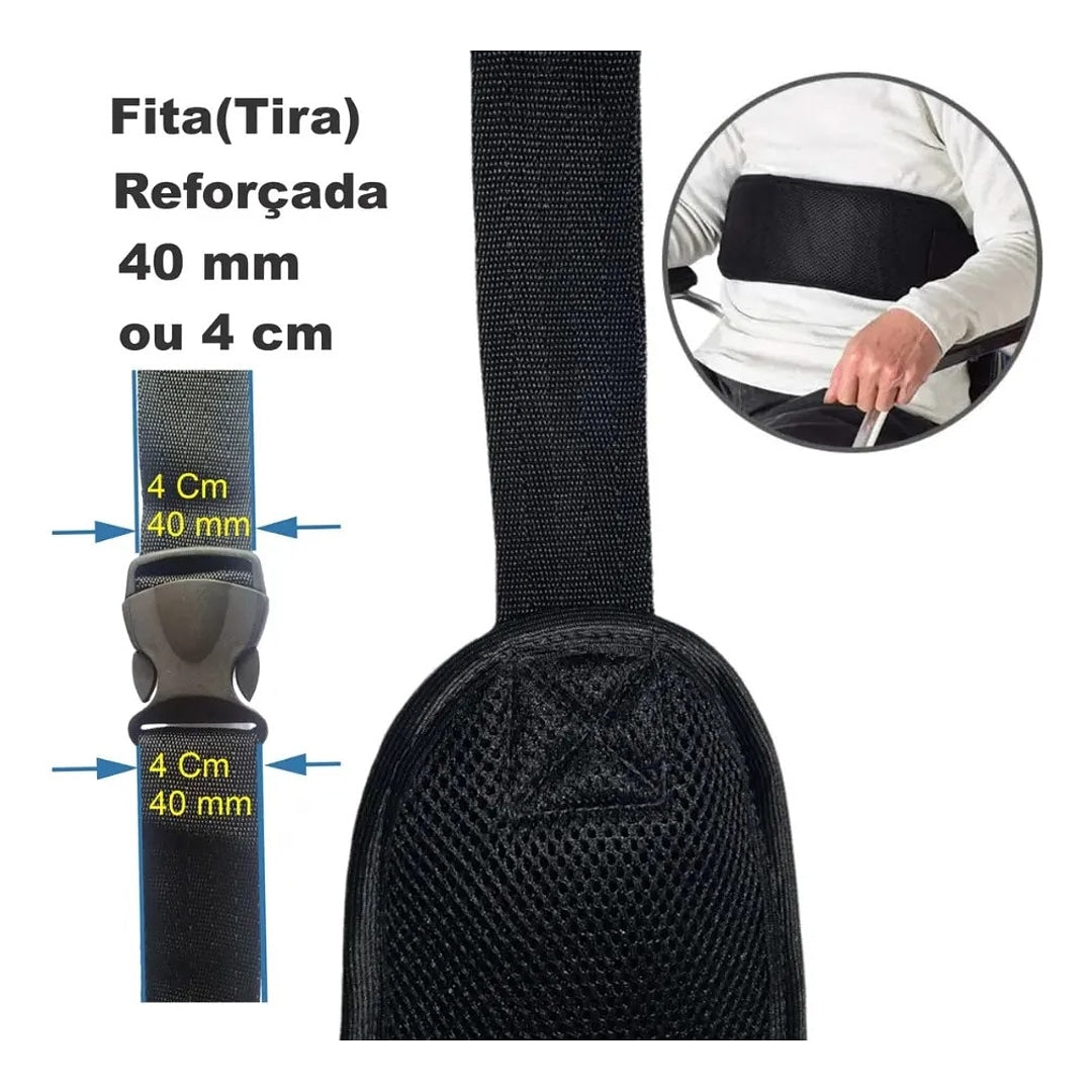 Cinto de Segurança para Cadeira de Rodas e Banho - Reaviva