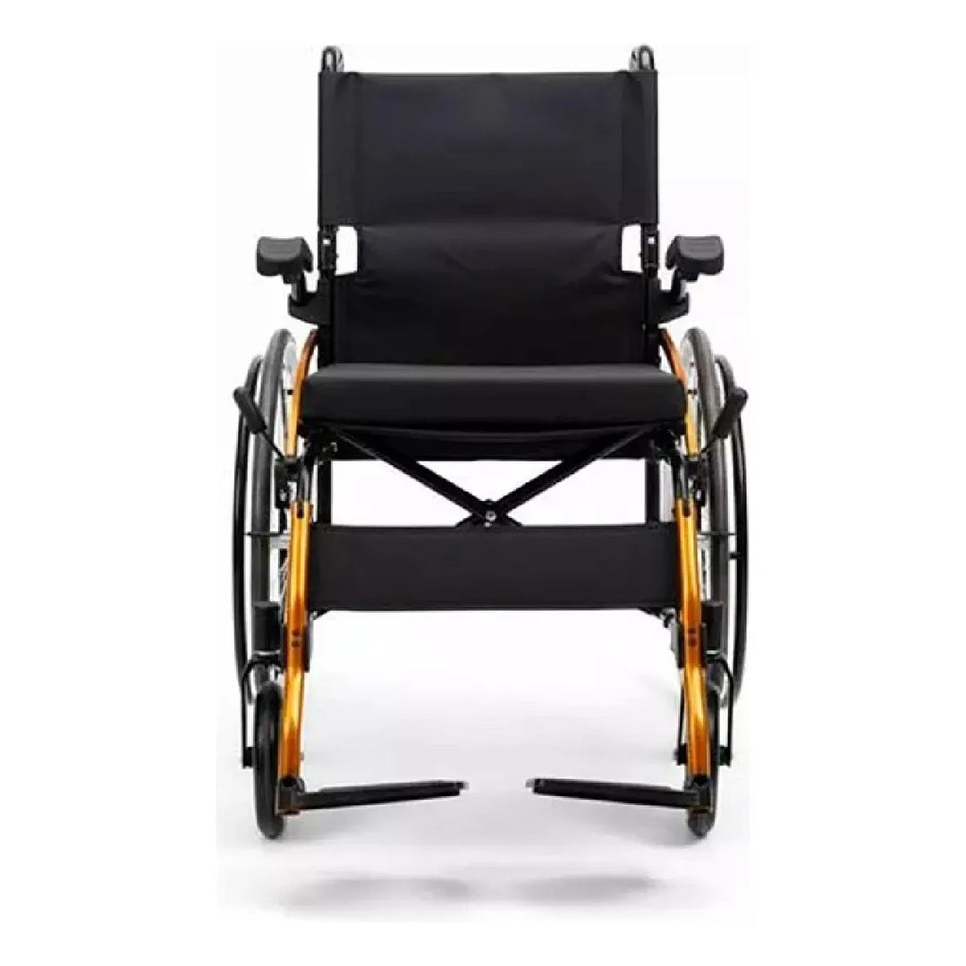 Cadeira de Rodas em Alumínio Dobrável Modelo D600 POP - Dellamed - 44cm