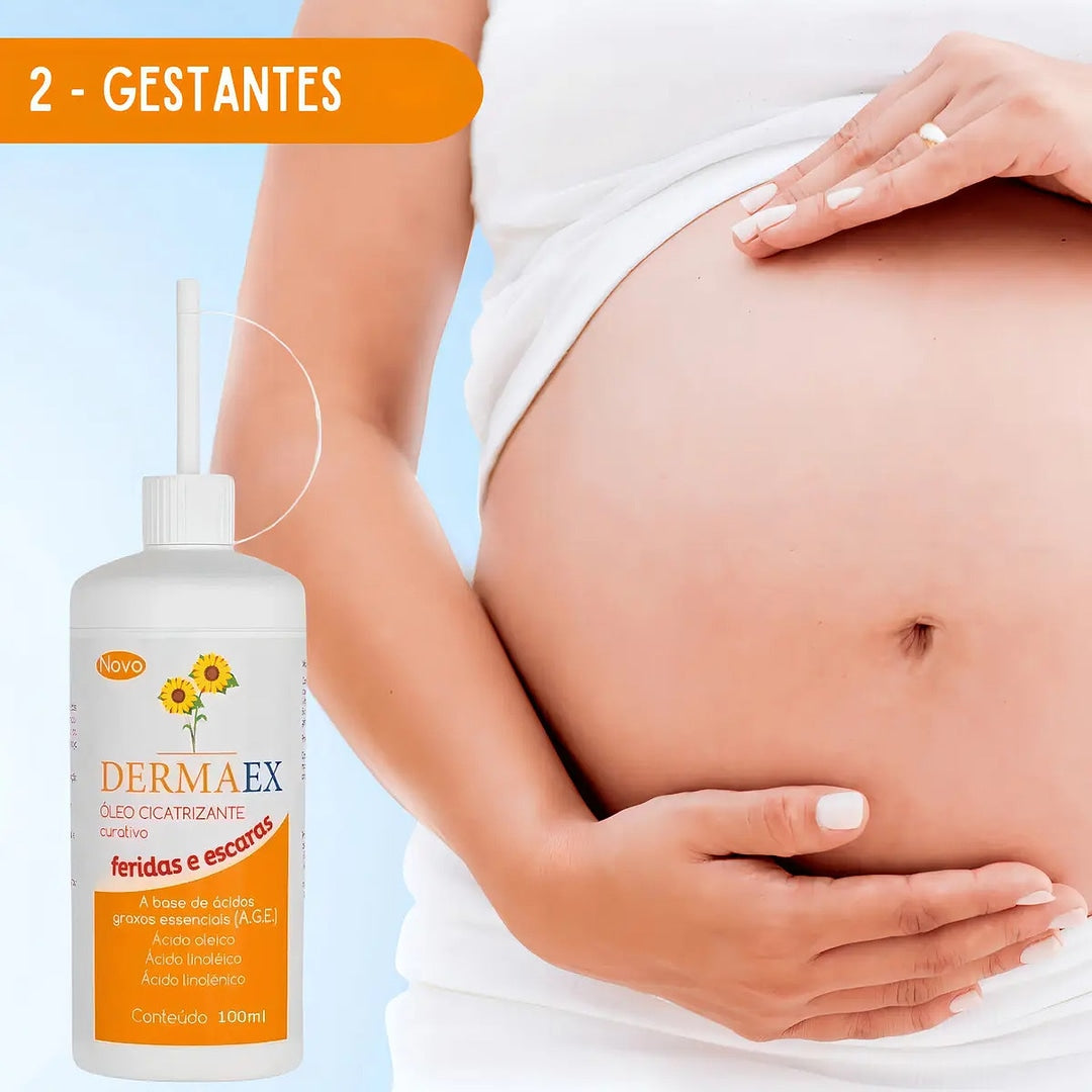 DermaEx - Óleo Cicatrizante Curativo 100ml Nutriex + E-book