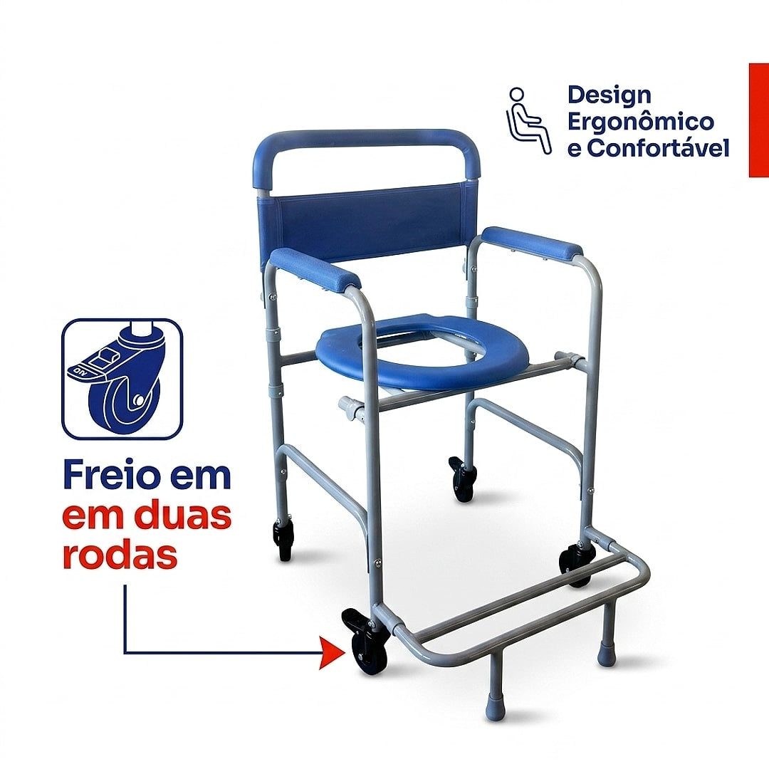Cadeira de Banho Basic Slim Supermedy - Segurança e Conforto no Banho