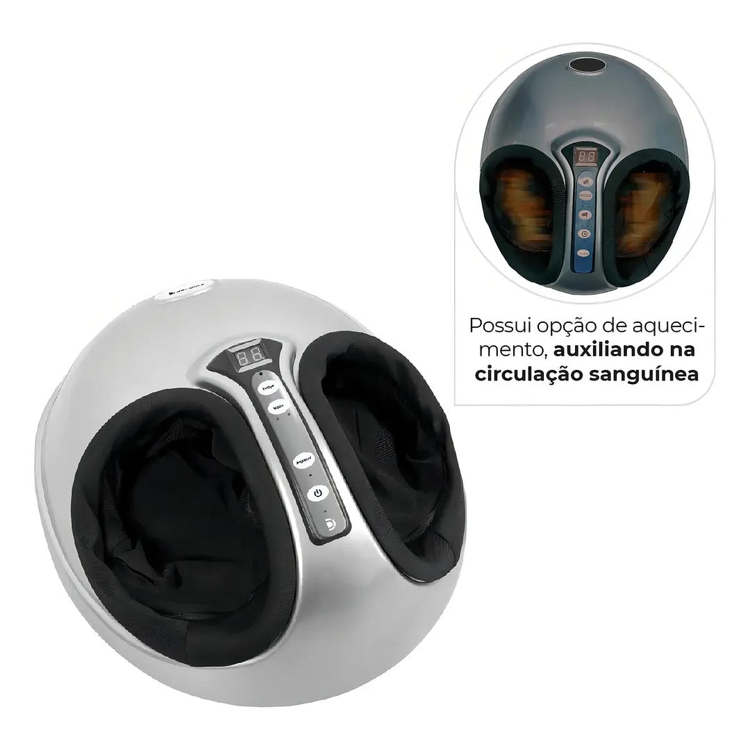 Massageador de Pés com Ação Terapêutica Shiatsu - Dellamed