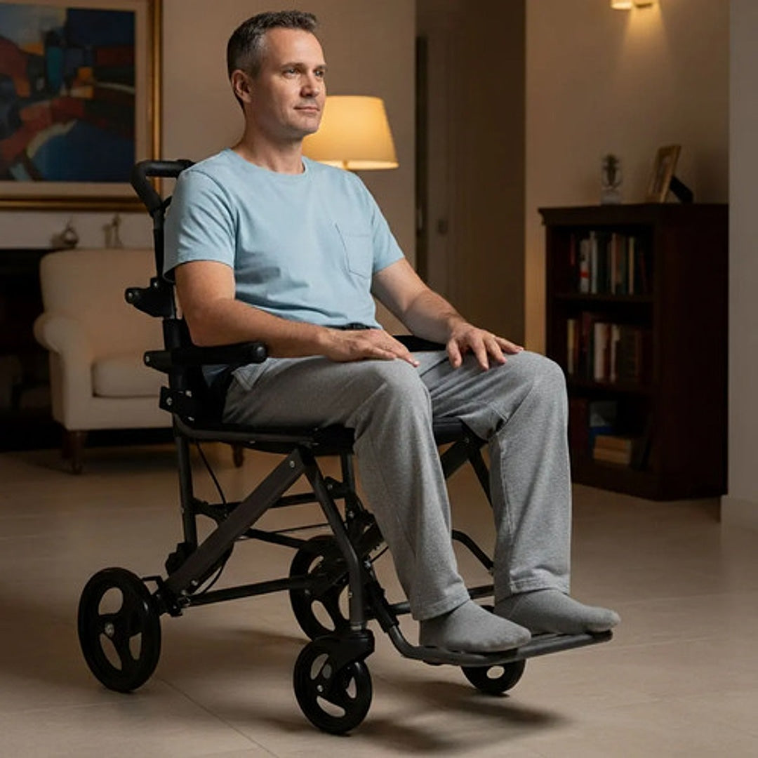Cadeira de Transporte MED 4010 - Live Well - Leve e Dobrável até 100kg