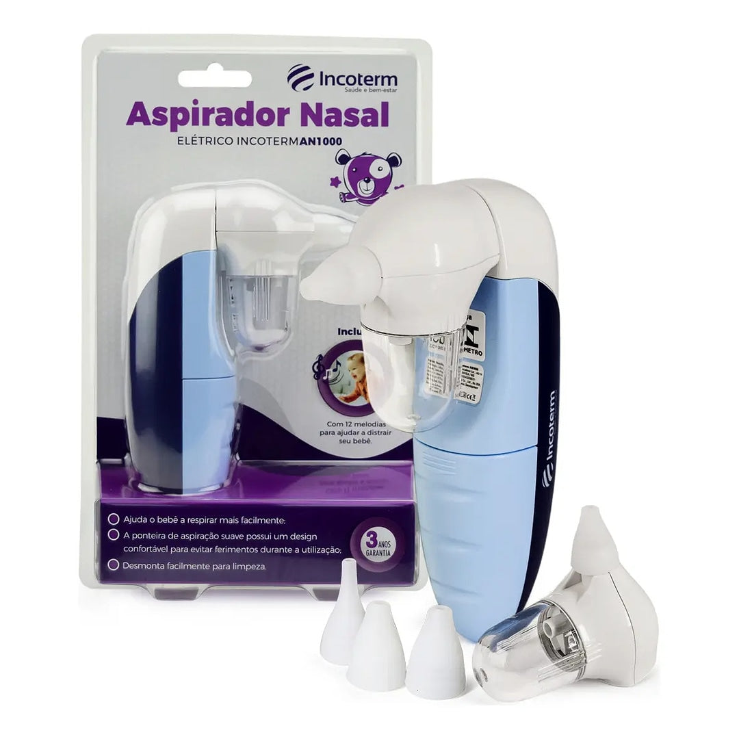 Aspirador Nasal Elétrico AN1000 + E-book - Incoterm