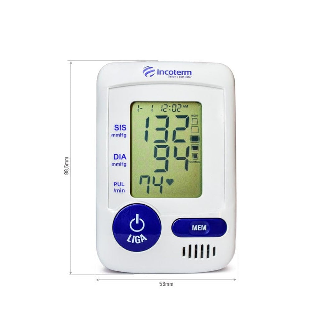 Aparelho de Pressão Digital de Pulso MP060 - Incoterm