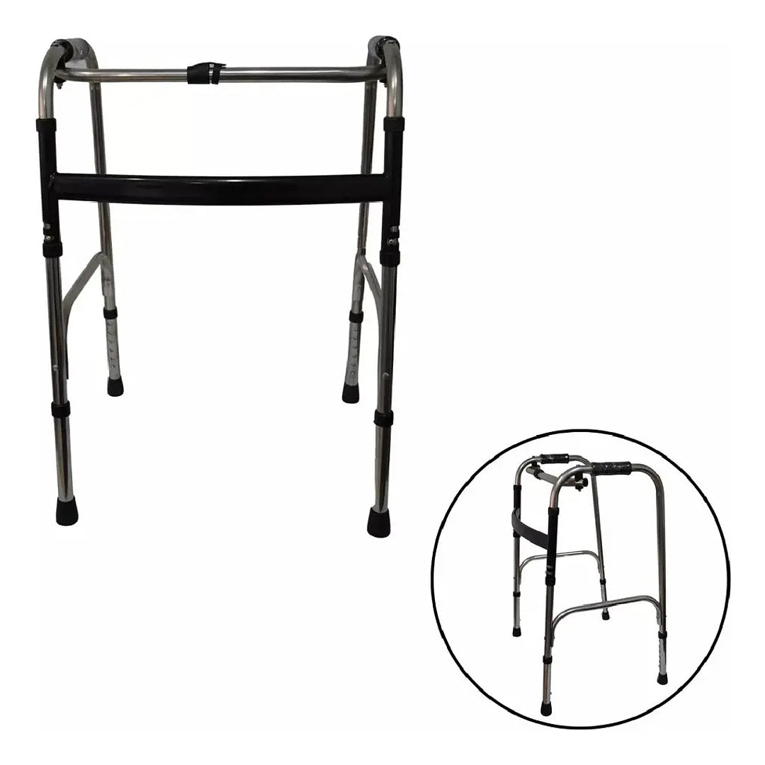 Andador 2 Barras Articulado 120Kg MED120 - Live Well