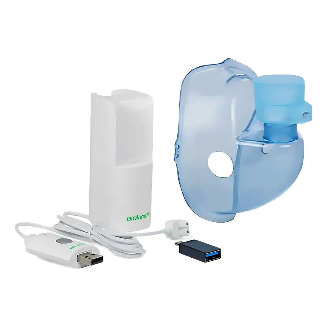 Inalador Nebulizador Portátil Mesh VP-M10 Bioland + E-book