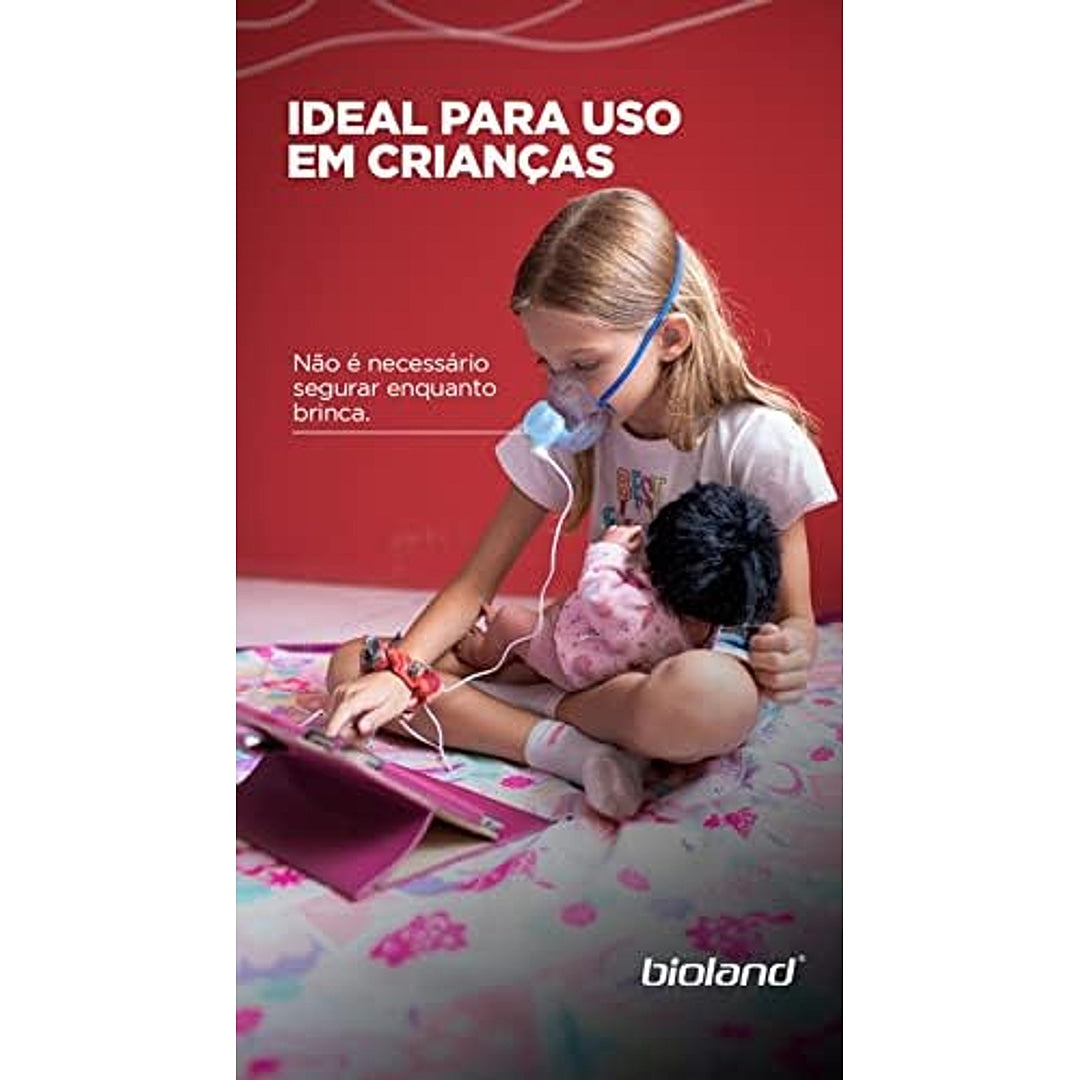 Inalador Nebulizador Portátil Mesh VP-M10 Bioland + E-book