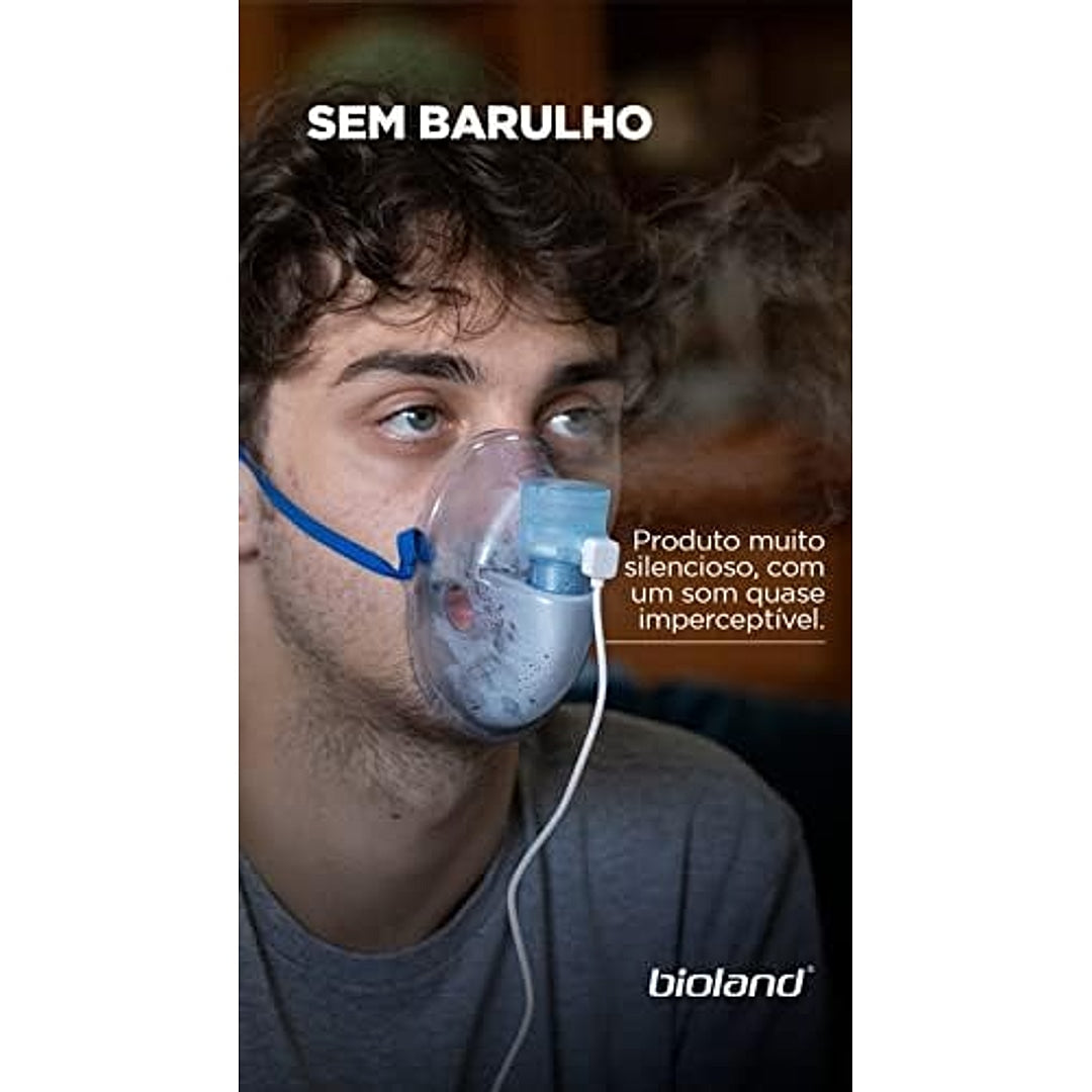 Inalador Nebulizador Portátil Mesh VP-M10 Bioland + E-book