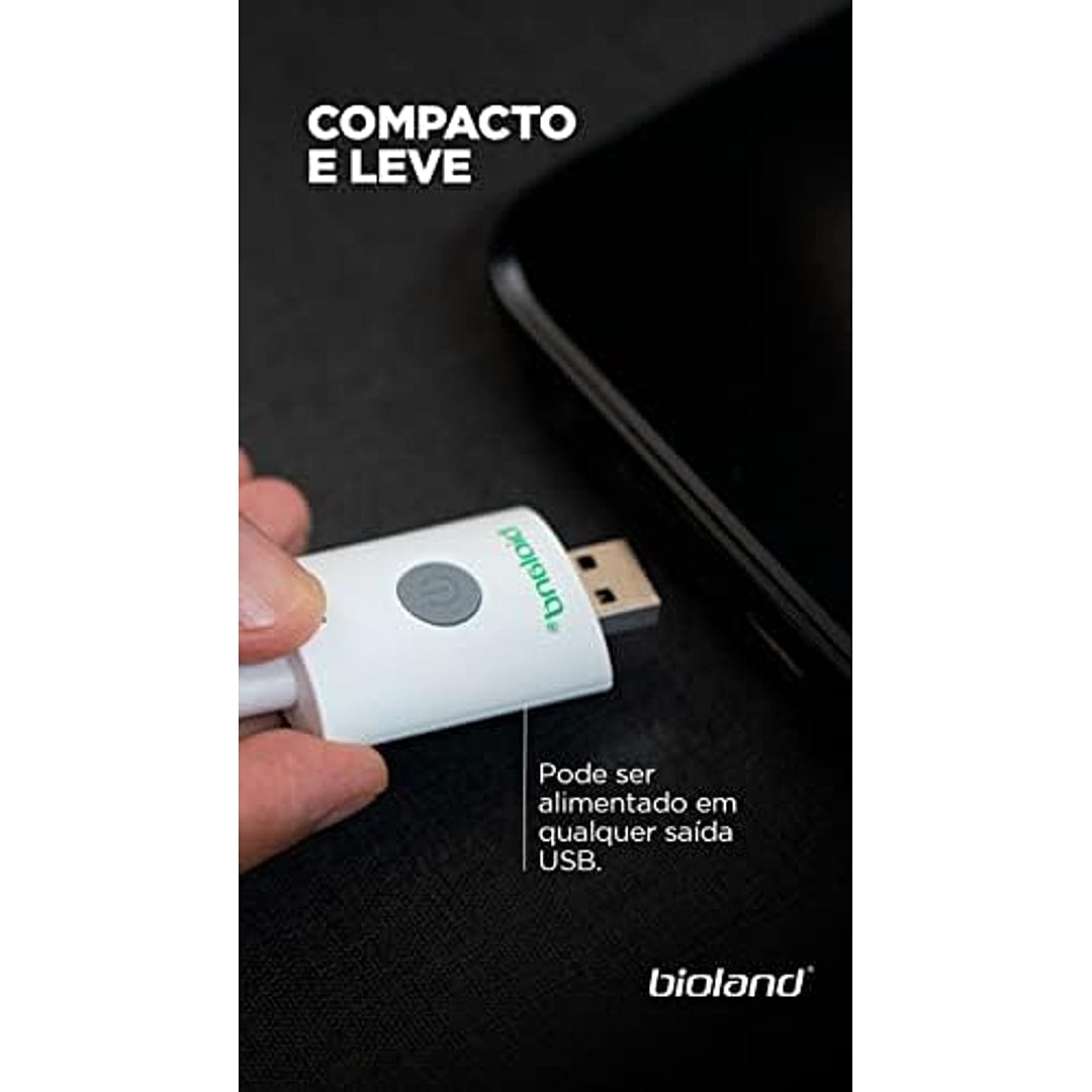 Inalador Nebulizador Portátil Mesh VP-M10 Bioland + E-book